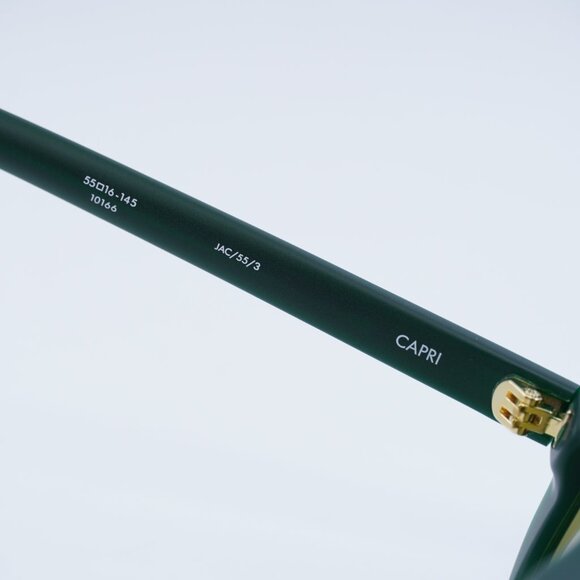 Jacquemus CAPRI JAC/55 C3 Sunglasses Matte Green Rectangle Frame, Green Lenses main image 10